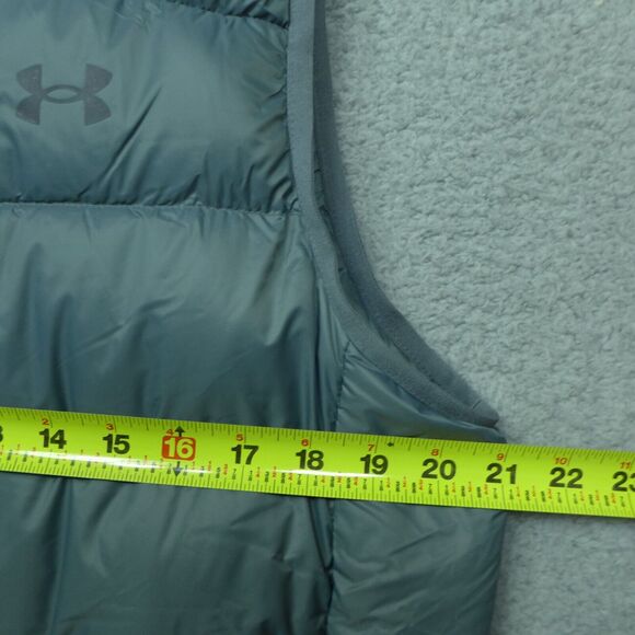 Under Armour Storm Down Vest 2.0 Gray Zip Up Men's Size Medium - Picture 8 of 10